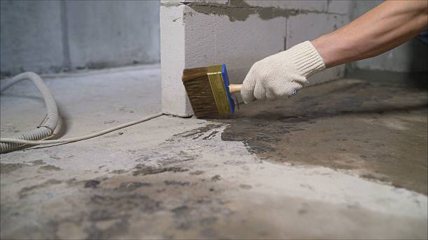 Crawl space vapor barrier installation in De Pere, WI